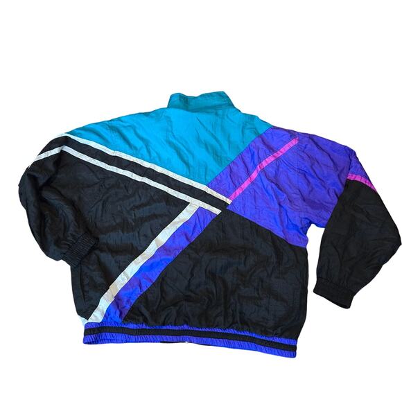 Vintage Active Stuff Windbreaker Track Jacket Women's XL - Picture 7 of 7